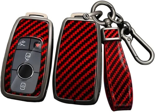 Miniatura 9 de ontto Funda para llavero para Mercedes Benz Clase E, Clase G, Clase S, W213 2017 en adelante, cubierta de llave de coche, carcasa de metal