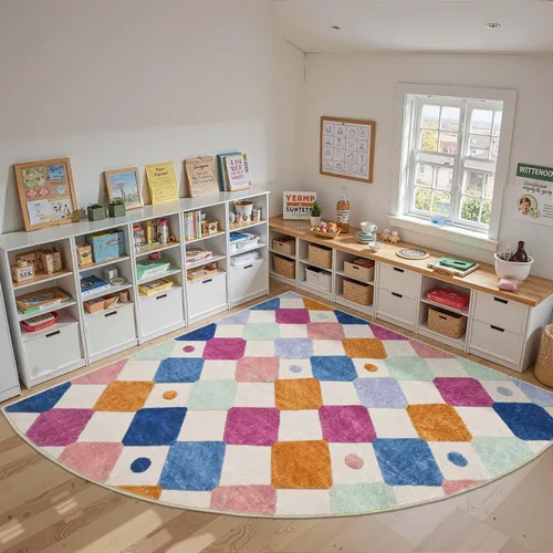 Miniatura 18 de jinchan Alfombra a rayas de 2 x 3 para entrada, alfombra de cocina, tapete pequeño, antideslizante, ligero, de bajo perfil, decoración para entrada