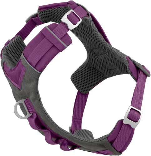 Miniatura 11 de Arnés para perro Kurgo Journey Air - Ajuste seguro para perros activos - Pecho acolchado - Tela Ripstop ligera - Malla transpirable - Borde Rojo