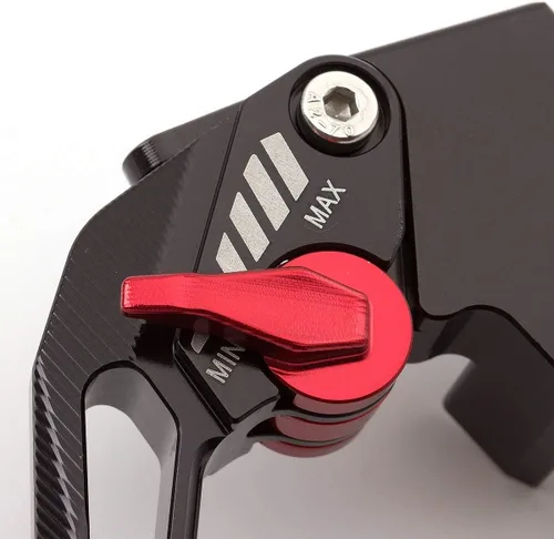 Miniatura 5 de Krace Palancas de freno de embrague ajustables CNC para motocicleta, par de palancas de freno de rombo 3D, ajuste para Honda Z125 monkey bike
