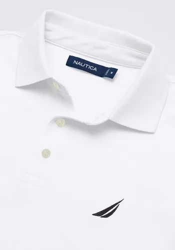 Miniatura 5 de Nautica Polo piqué de algodón elástico sólido para hombre