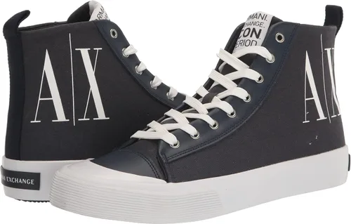Miniatura 7 de AX ARMANI EXCHANGE Men's Updated Icon Logo High-top Sneaker