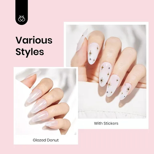 Miniatura 502 de Beetles - Esmalte de uñas de gel marrón – 0.5 onzas líquidas de esmalte de gel marrón oscuro, lámpara LED UV para uñas, regalo de manicura para I