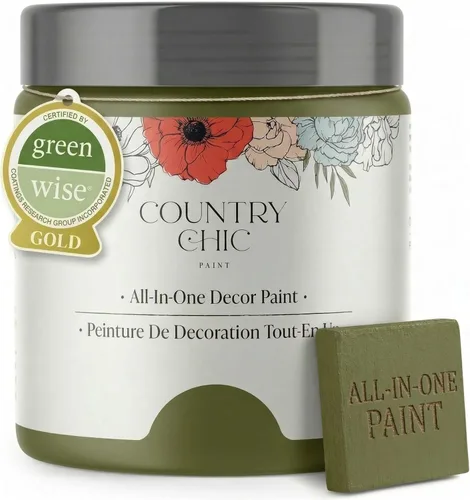 Miniatura 39 de Country Chic Pintura todo en uno estilo tiza para muebles, gabinetes, decoración del hogar, ecológica, acabado mate, imprimación incorporada y capa