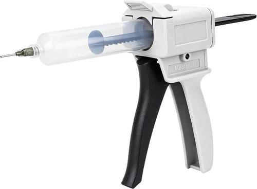 Pistola dispensadora de pegamento, pistola de pegamento manual de 30ml con dispensador manual de plástico, herramienta de tubo único para presionar