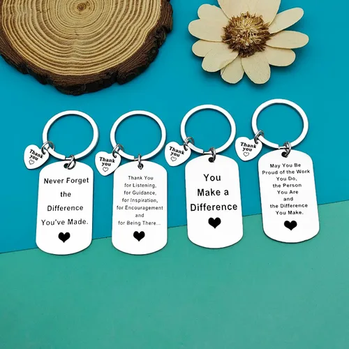 Miniatura 3 de 24 piezas de regalos de agradecimiento, llavero de agradecimiento para mentor jefe, regalo de despedida, regalo de jubilación para entrenador