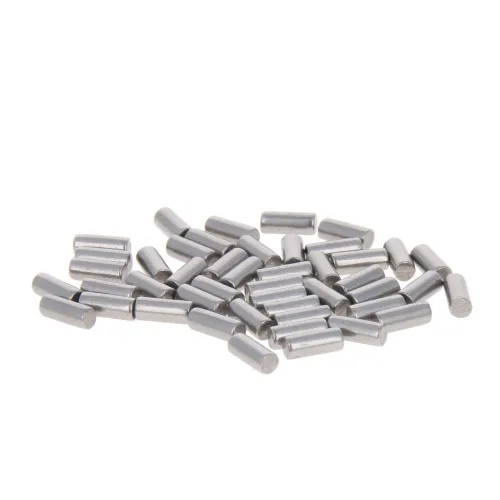 Miniatura 37 de MroMax 100 pasadores cilíndricos de acero inoxidable 304 M1.0.197 x 0.236 in, clavijas de soporte de estante para dispositivos metálicos