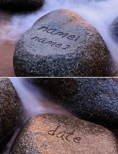 Miniatura 2 de IPIC - Tiernas mareas, ilustraciones personalizadas con nombres y fecha, regalo de amor para aniversario, boda, cumpleaños y vacaciones. 12#P (24x16)