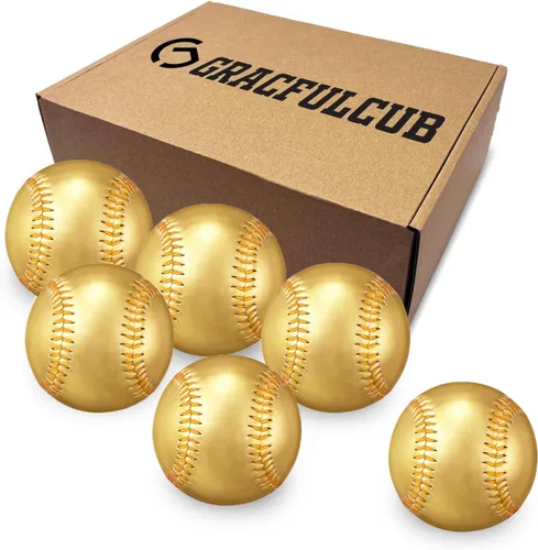 Miniatura 12 de Gracfulcub Baseball Ball, Official Game for Youth Adult Training Play Hard Ball，Official size & weight. Perfect for batting, fielding, pitching.