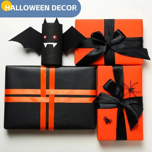 Miniatura 6 de Papel de regalo negro de 15 x 390 pulgadas, rollo de papel kraft para tablón de anuncios, papel de arte, caballete de póster, rollo de papel