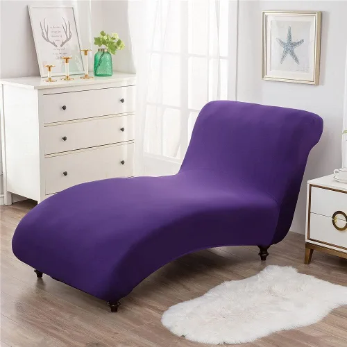 Miniatura 12 de Funda elástica para tumbona, funda elástica para tumbona de lujo, para sala de estar, muebles de interior, ultra suave, lavable a máquina (1)