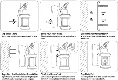 Miniatura 7 de Lámparas de pared rústicas, apliques de pared vintage, juego de 2 lámparas de pared de madera antigua estilo granja con vidrio transparente, Negro-b