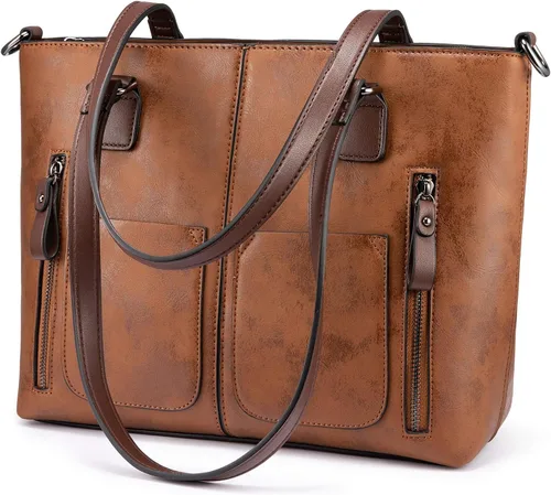 LOVEVOOK Bolso de mano para mujer, bolso grande de hombro, bolsas de trabajo de cuero con múltiples bolsillos, bolso de diseño Hobo