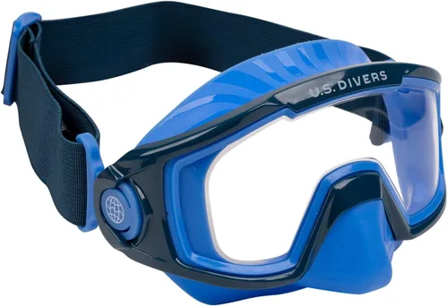 Miniatura 2 de U.S. Divers Avila Junior - Juego de esnórquel unisex – Lente curvada de 1 ventana para visión panorámica, lente antivaho y esnórquel con parte