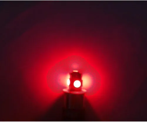 Miniatura 5 de 5 par 10 unids azul único punto de salida Super brillante LED 1156 SMD 8 led lámpara de señal coche bombilla coche bombillas 12 V para coche luz