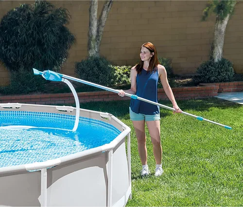 Miniatura 9 de Kit de mantenimiento para piscina Intex Deluxe Pool Maintentance Kit para piscinas por encima de la tierra, Azul