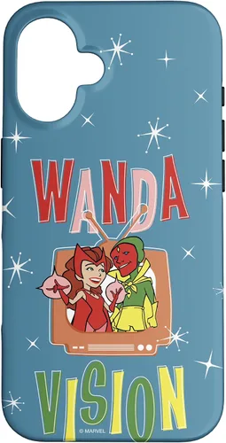 Miniatura 32 de Marvel WandaVision Wanda & Vision Retro TV Artwork - Carcasa para iPhone 17