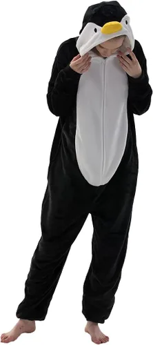 COSUSKET Pijama unisex para adultos, pijama de franela para cosplay, disfraz de Halloween de una pieza, ropa de dormir para el hogar