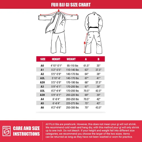 Miniatura 7 de FUJI All-Around BJJ Uniform BJJ Jiu Jitsu Gi