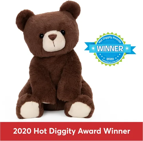 Miniatura 6 de GUND Finley Oso de peluche, animal de peluche prémium para edades de 1 año en adelante, marrón chocolate, 13 pulgadas