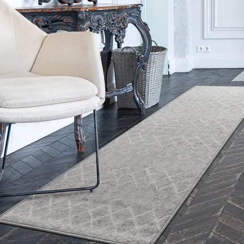 Miniatura 31 de Antep Rugs - Alfombras antideslizantes de 2 x 7 pies (antideslizante) con parte trasera de goma, de estilo antiguo, bohemio, marroquí y con pelo Azul