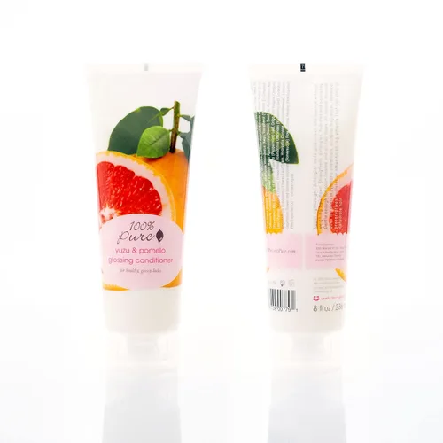 Miniatura 8 de 100% PURE Yuzu & Pomelo - Acondicionador brillante, revitalizante e hidratante, estimulante de nutrientes del aceite de semilla de lino Kelp