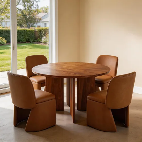 Miniatura 13 de Hyfirm Juego de 4 sillas de comedor tapizadas modernas, sillas de comedor laterales de chenilla, sillas de cocina sin brazos, sillas Parsons