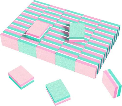 Miniatura 8 de CGBE Bloque de pulido, bloque de pulido de uñas de doble cara, esponja colorida, tiras de lijado, bloques de lima de uñas, herramientas de manicura
