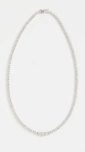 Miniatura 2 de SHASHI Collar de tenis para mujer, plata, talla única
