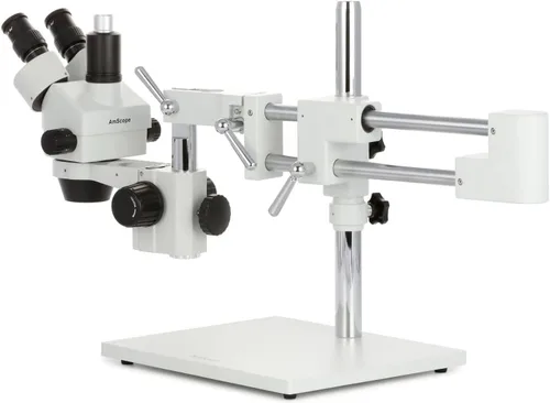 Miniatura 7 de AmScope SM-4T-80S-M Microscopio Digital Profesional Trinocular Estéreo Zoom, WH10x Oculares, Aumento 7X-45X, Objetivo de Zoom 0.7X-4.5X, Anillo