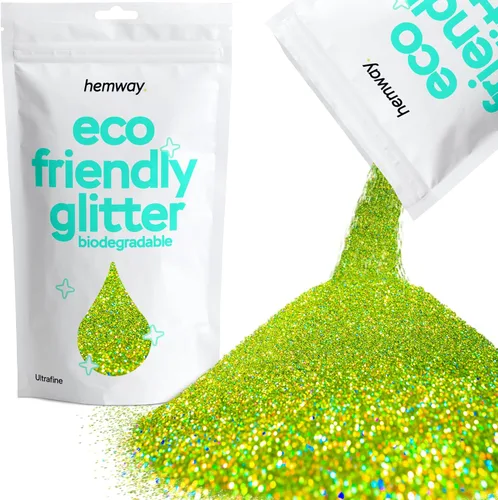 Miniatura 99 de Purpurina biodegradable, holográfica plateada, 3.5 onzas, respetuosa con el medio ambiente, extra gruesa, bioecológica, vegana para festivales
