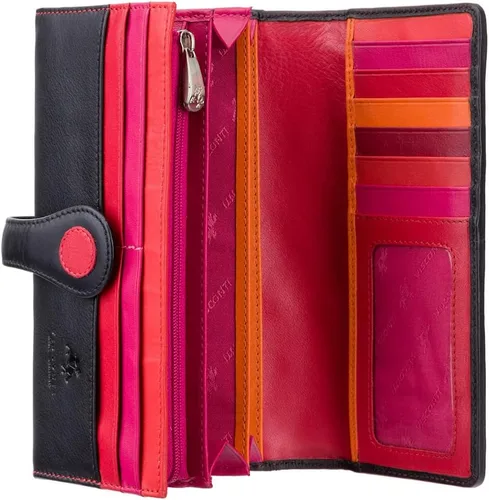 Miniatura 3 de Visconti P2 Neptune - Cartera de piel suave con lunares para mujer, Verry Berry