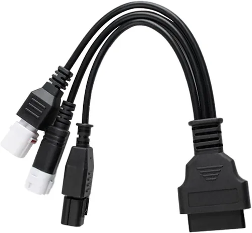 Miniatura 3 de Cable de adaptadores de motocicleta 16Pin hembra a 3 4 6pin macho OBDII herramienta de diagnóstico de motocicletas Cable de diagnóstico
