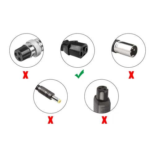 Miniatura 4 de TREE.NB AC 110V a DC 48V 2.5A Batería de Ácido de Plomo, Adaptador de Fuente de Alimentación de Conmutación para Ebike, Patinetas, Bicicleta