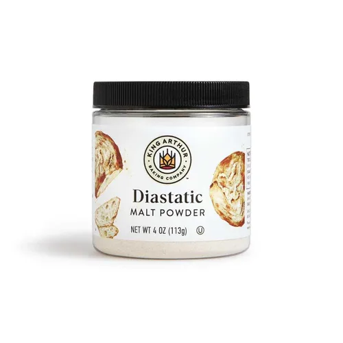 King Arthur Flour - Polvo de malta diastática, 4 onzas