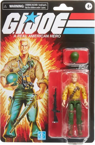 Miniatura 2 de G.I. Joe Retro Collection - Figura de acción Duke vs Cobra Commander con junta tórica, paquete de 2