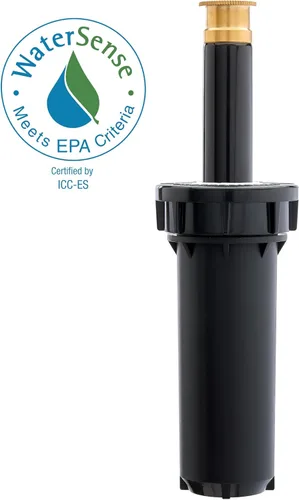 Miniatura 2 de Orbit 54375-3" Aspersor de cabezal rociador emergente profesional con regulación de presión con boquilla de patrón ajustable de 15 pies