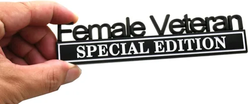 Miniatura 6 de Calcomanía 3D con emblema especial para mujer, edición veterana, emblema especial, diseño de soldado guerrero, edición especial, insignias