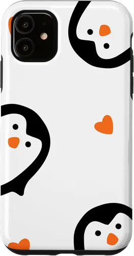 Miniatura 8 de Cute Penguins Hearts Phone Case for iPhone 17
