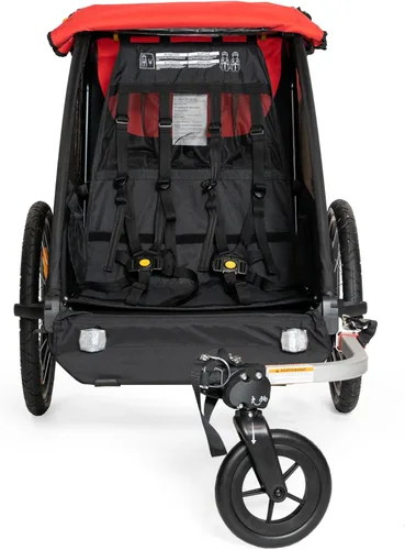 Miniatura 6 de Burley Honey Bee, remolque y cochecito de bicicleta para niños de 2 asientos