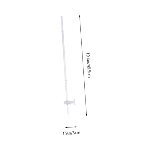Miniatura 2 de 1 unid Burette Suministros para el aula de la escuela secundaria Junior Herramienta de laboratorio Aparato de vidrio Herramienta de laboratorio