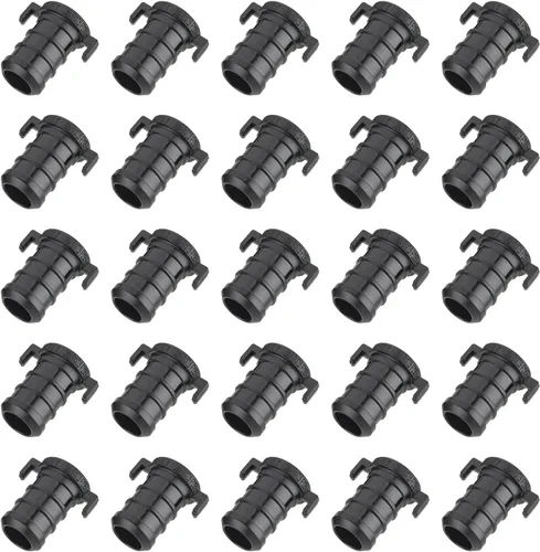 Miniatura 8 de EFIELD - Juego de 25 tapones de engarce de púas PPSU de polietileno de 3/4 pulgadas (tapa final) con pestaña de posición para tubos Pex