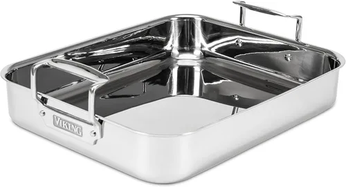 Miniatura 7 de Viking 3 capas Estante para asar con antiadherente de acero inoxidable, 16 inch by 13 inch