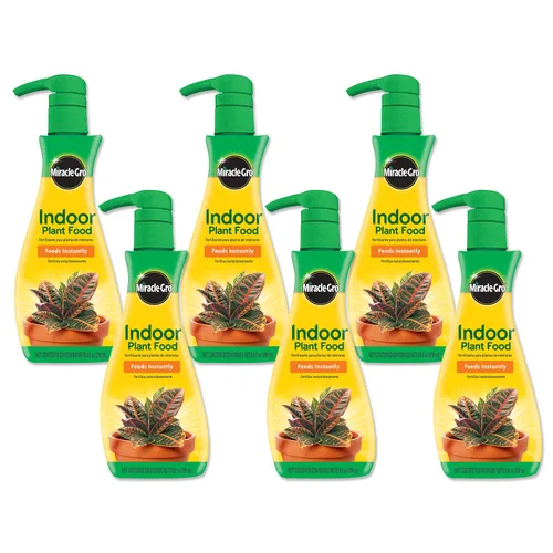 Miracle-Gro Alimento para plantas de interior, fertilizante para plantas, 8 onzas (paquete de 6)