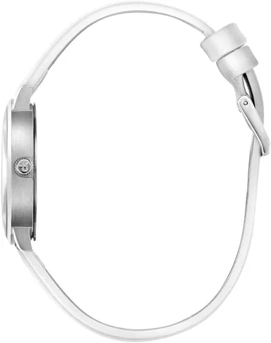 Miniatura 3 de Calvin Klein K8Q331L2 Posh Reloj de cuero con esfera blanca de 1260in para mujer Movimiento de cuarzo