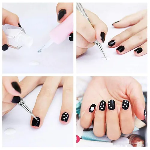 Miniatura 5 de Juego de pinceles para arte de uñas, bolígrafo de diseño de uñas, herramientas de pintura, pincel para el hogar, manicura y salón de uñas