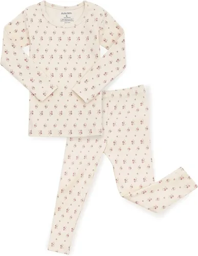 Miniatura 141 de AVAUMA Conjunto de pijama de algodón para bebés y niñas de 6 meses a 7 años