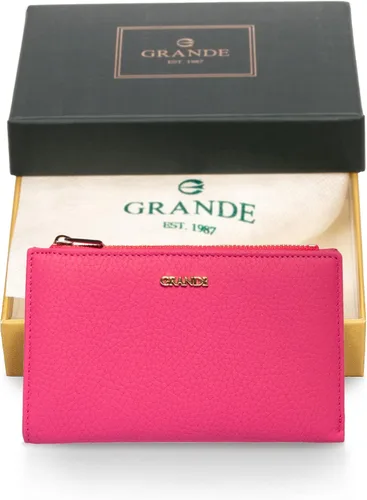 Miniatura 26 de Grande -2804 Cartera para mujer, Naranja, Minimalista