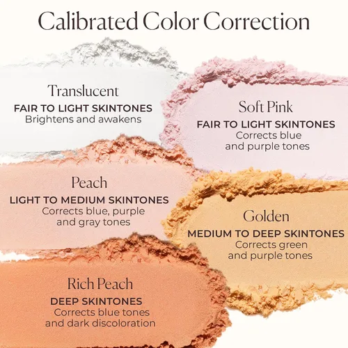 Miniatura 5 de Laura Mercier Secret Brightening - Polvo de ajuste suelto debajo de los ojos, pigmentos melocotón + rosa para iluminar la parte inferior