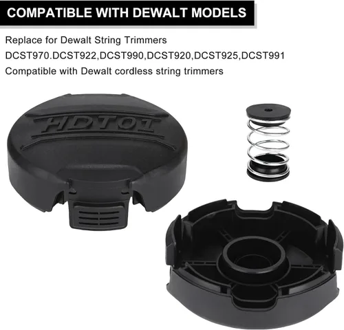 Miniatura 3 de THTEN DWO1DT995 - Base de resorte de repuesto y tapa de repuesto compatible con Dewalt DCST970, DCST922, DCST990, DCST920, DCST925, DCST991